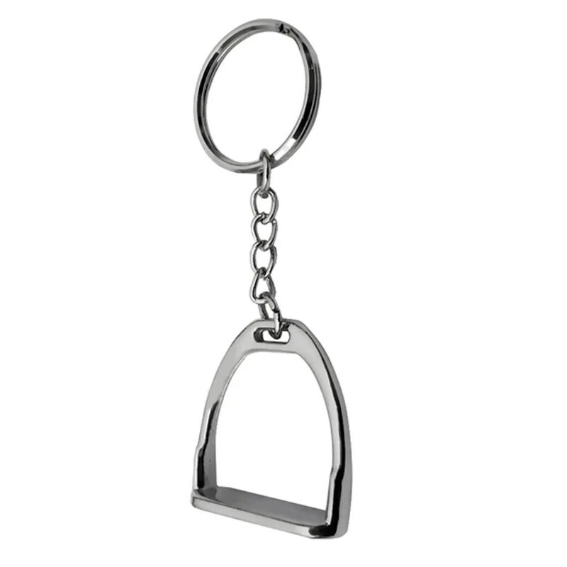 Серебряный брелок для ключей с лошадью и пони, металлический брелок для ключей, подвесное украшение для мужчин и женщин, аксессуары для украшения сумок