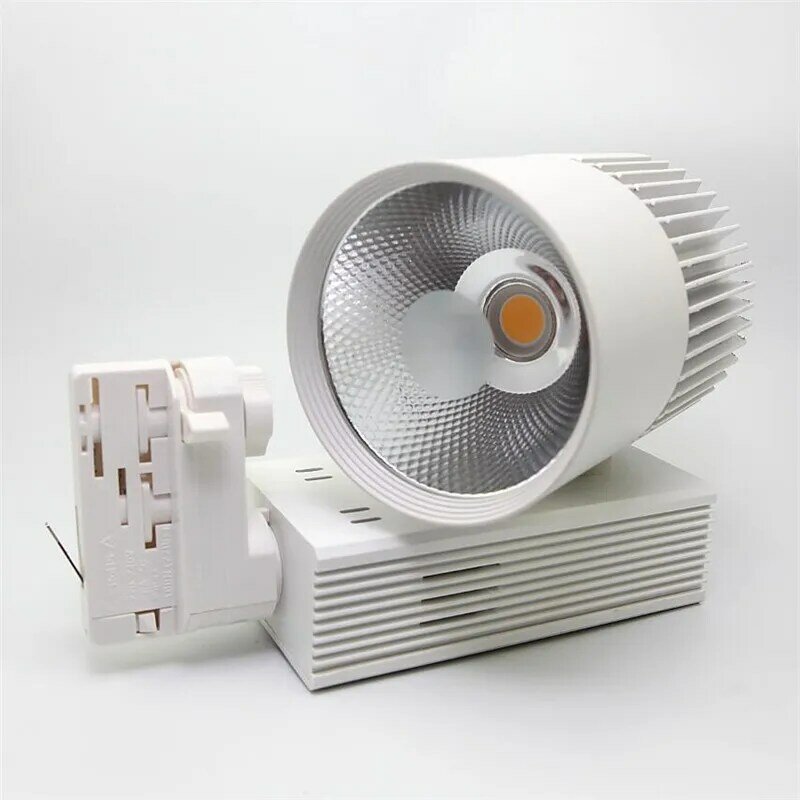 Oświetlenie szynowe LED 40W COB LED reflektor szynowy z możliwością ściemniania 2 przewody 3 przewody 4 przewody do butów sklepowych sklepy sklepowe oświetlenie wewnętrzne