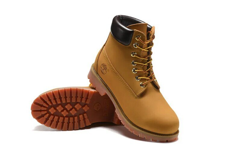 TIMBERLAND Men Classic 10061 Wheat Spring Yellow Ankle Boots,Man Male Leather Outdoor Casual Shoes Oversea Simple Version 40-45