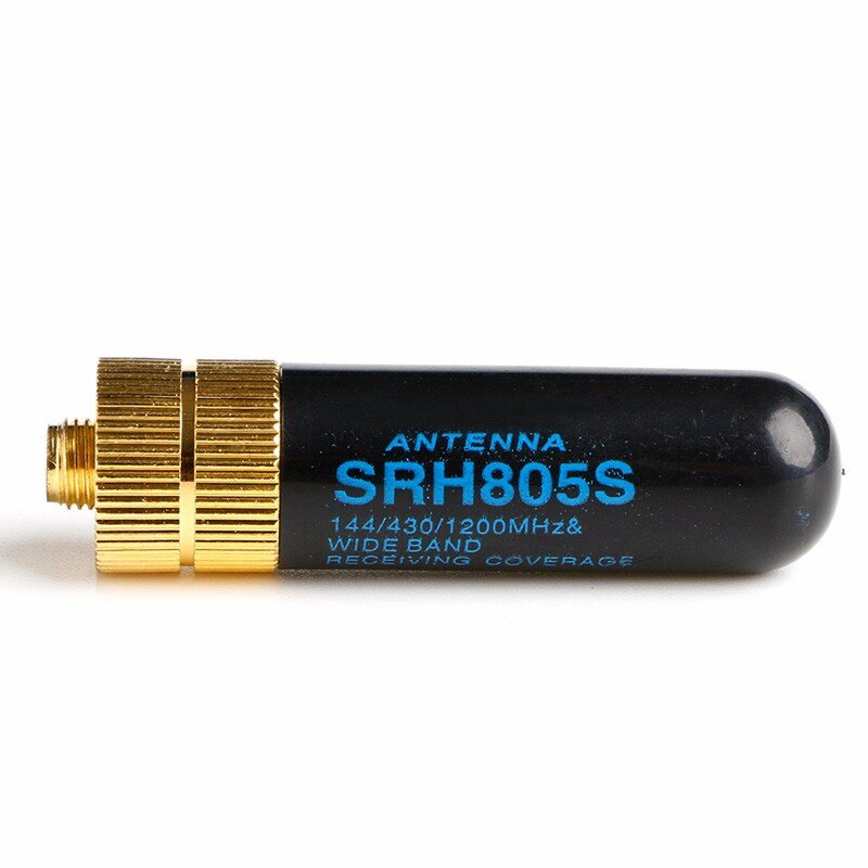 SRH805S SMA-F Femmina Dual Band Antenna per Baofeng GT-3 UV-5R BF-888s Radio