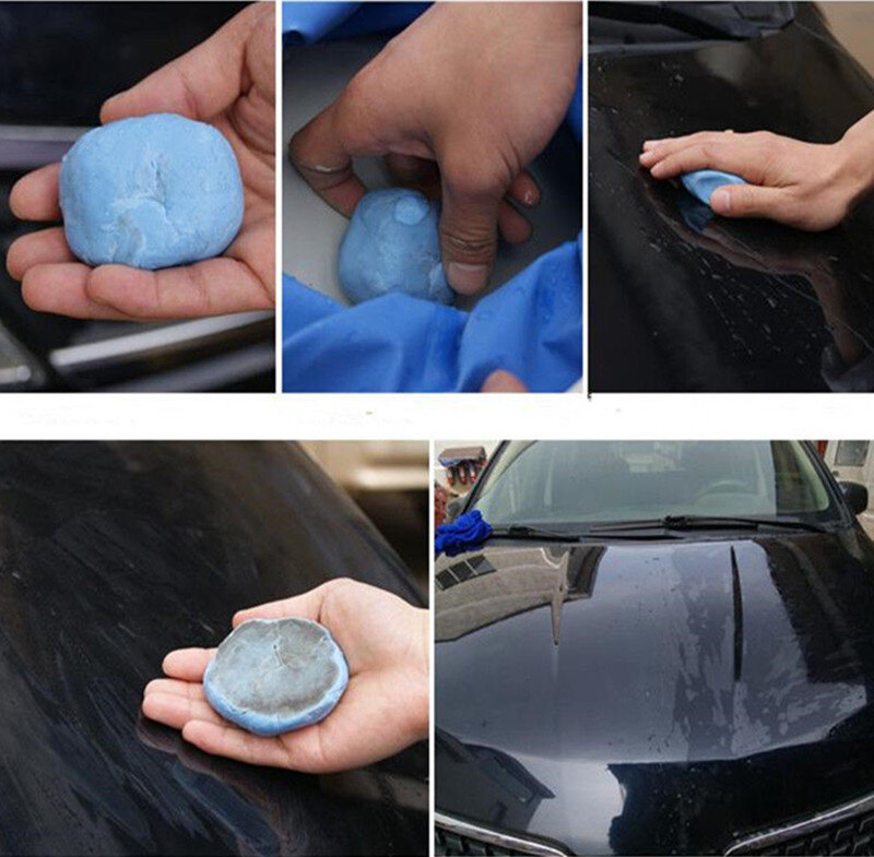 Carsun magia czyste Clay Bar 185g samochodów ciężarówka niebieski do czyszczenia gliny Bar Auto Detailing Clean gliny narzędzia do pielęgnacji osadów do mycia błoto 1 sztuk