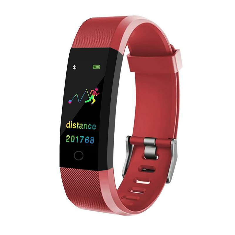 Nowy 115 Plus kolorowy ekran inteligentna opaska opaska monitorująca aktywność fizyczną ćwiczenia ciśnienia krwi tętno monitora inteligentne bransoletka opaska sportowa na nadgarstek