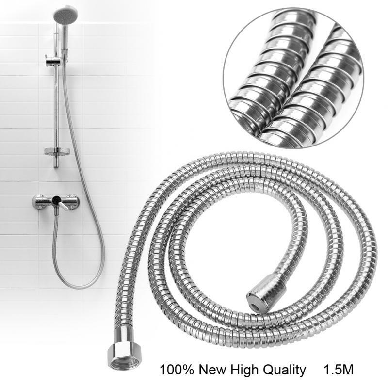 1.5m flexível conector de mangueira de chuveiro tubo de água uso do banheiro