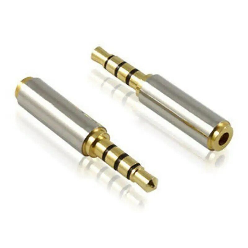 2.5 mm Male to 3.5 mm Female Audio Stereo Adapter Plug Converter Headphone Jack for Cable