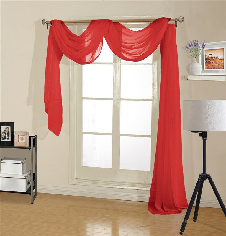 Простые ретро-занавески, s-образные занавески из тюля, занавески для дверей и окон, шарф, балдахины, домашний текстиль