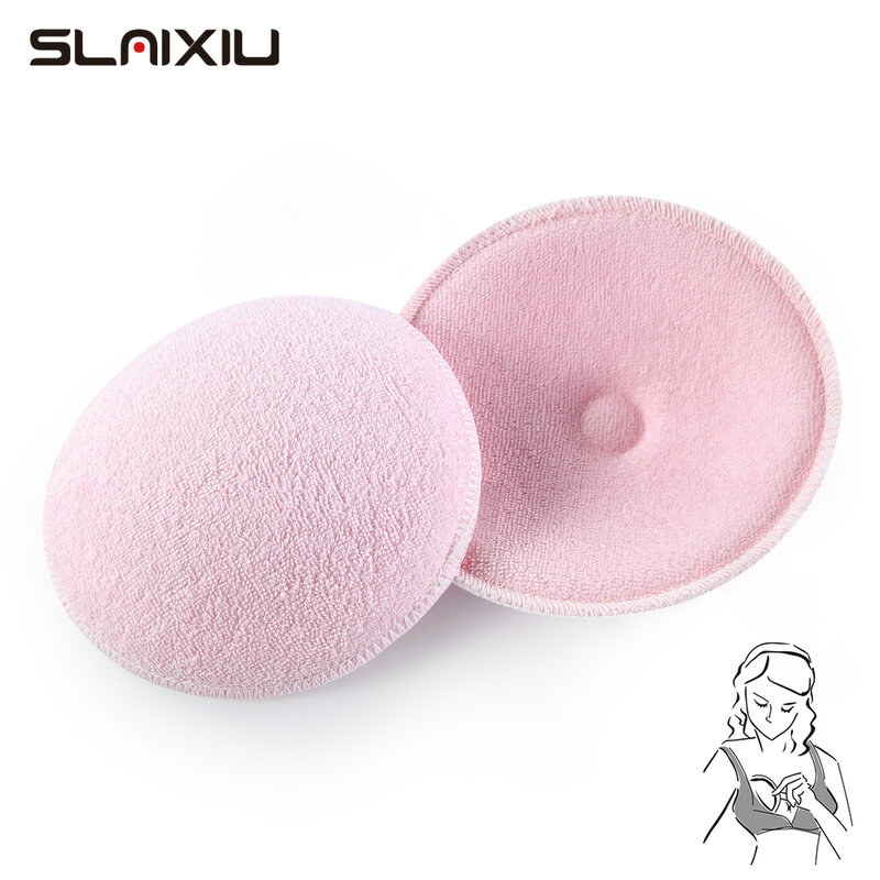2/4 sztuk powierzchni bawełny + sanitarne gąbki wielokrotnego użytku piersi wkładki laktacyjne miękkie 3D Cup zmywalny Pad dziecko karmienie piersią Accessor