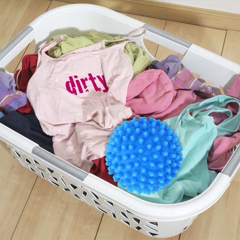 Bola de lavandería reutilizable, Bolas de secado de tela, suavizante mágico, Bola de PVC para lavadora, herramienta doméstica