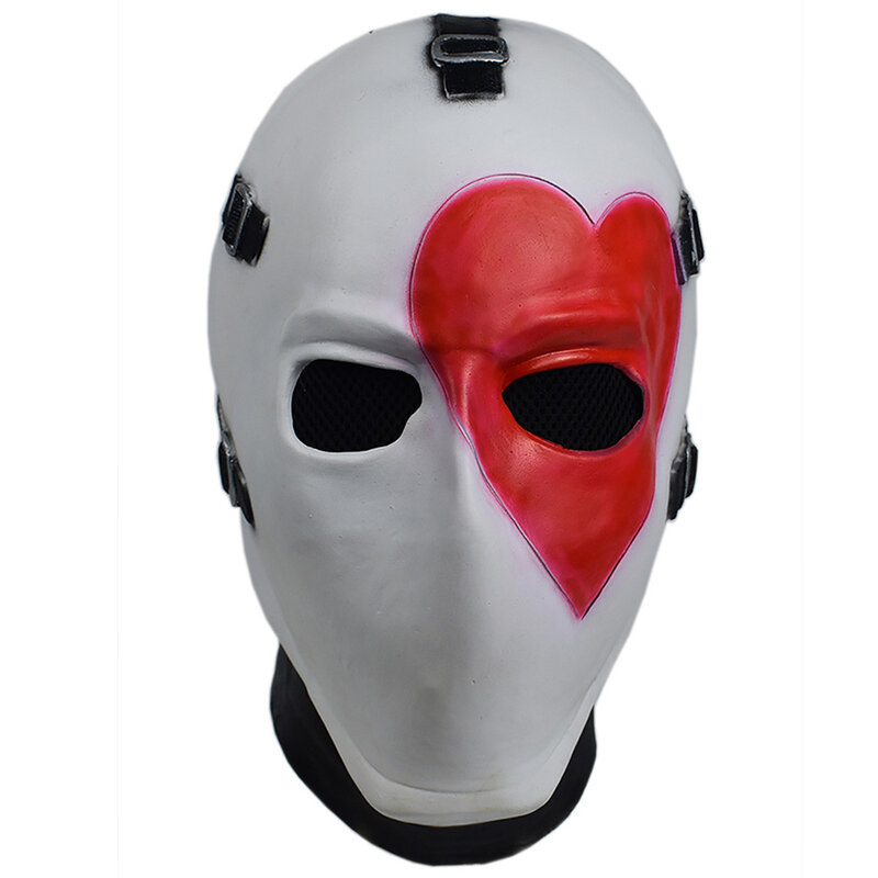 Máscara de estacas altas de Fortniter para adultos, máscara de estacas altas de Fortniter, Battle Royale, Media máscara para fiesta de Halloween