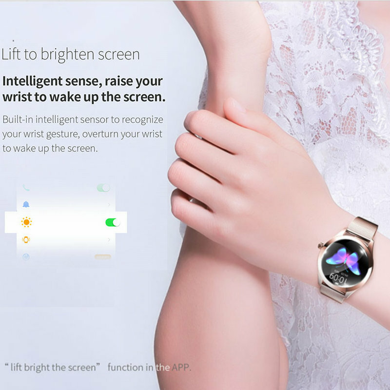 Женские/женские спортивные Смарт-часы фитнес-браслет IP68 Водонепроницаемый мониторинг сердечного ритма Bluetooth для Android IOS Smartwatch