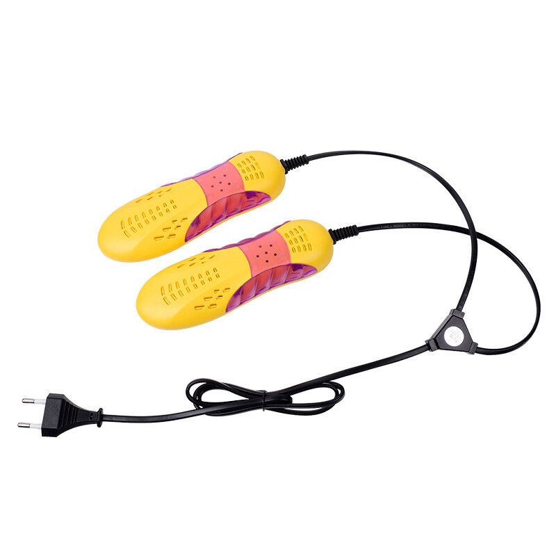 Coche de carreras forma Voilet luz zapato secador Protector de pie desodorante para olor de botas deshumidificar dispositivo multifunción zapatos secador calentador