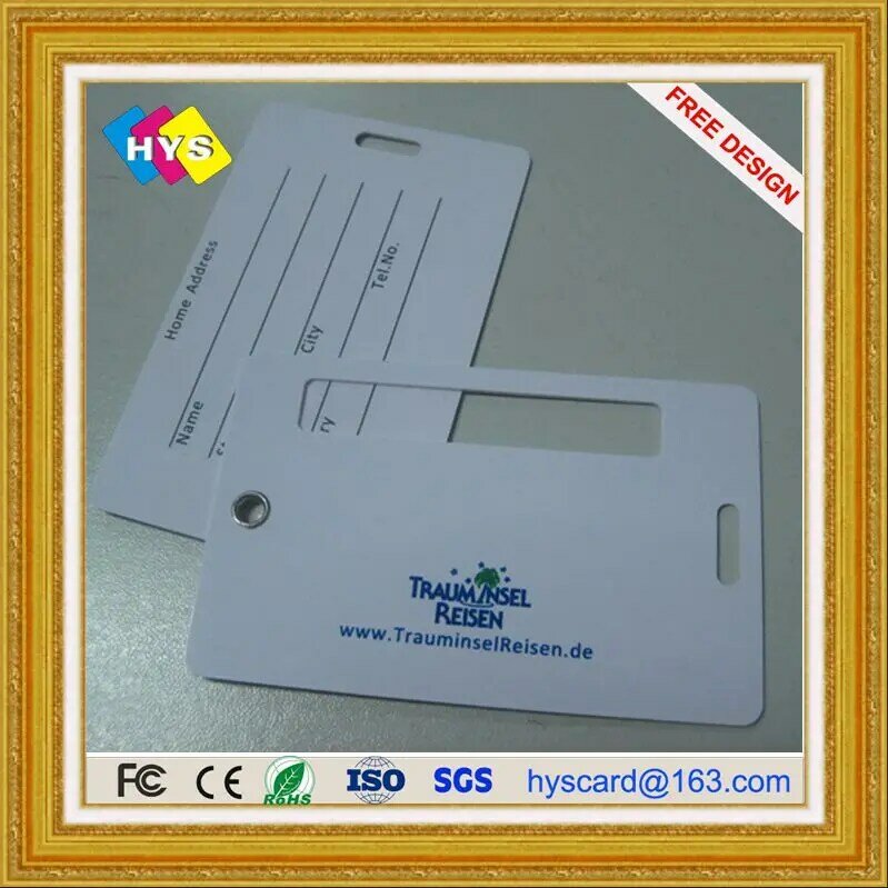 Cartão personalizado, cartão plástico de código de barras e cartão de visita em plástico feito sob encomenda