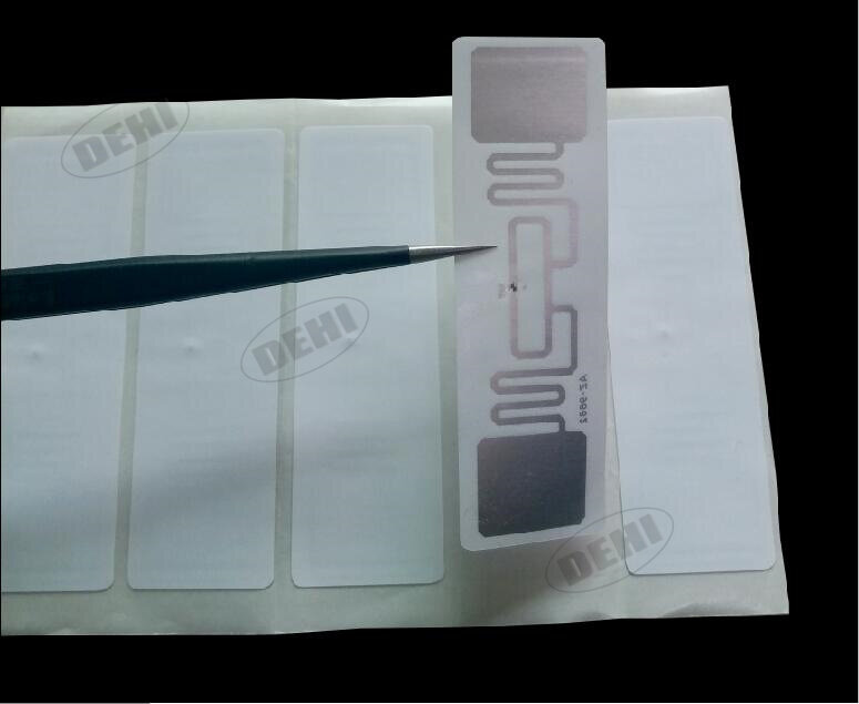 10pcs UHF Stickers 860-960MHz 73*23mm RFID Tag AZ 9662 H3 Chip Passive RFID UHF Sticker Label Read Range 6m-8m