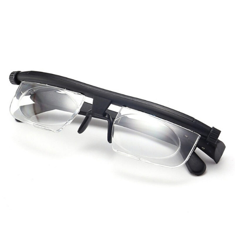 VRCHIC Dial visão Len Óculos de Leitura Miopia Óculos de Correção de Lente Variável Ajustável Lupa Binocular