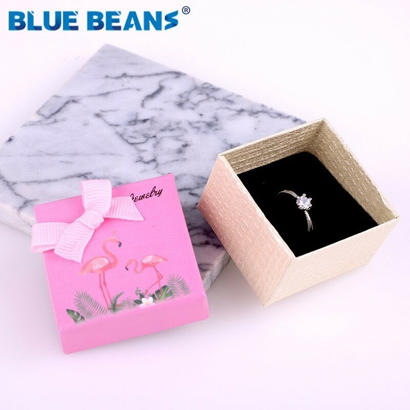 Kwadratowy organizer biżuterii kształt pudełka pierścionek zaręczynowy na kolczyki naszyjnik wystawa bransoletek prezent uchwyt na pudełka karton opakowanie na łuk nowość