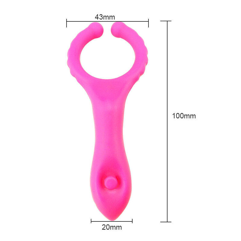 EXVOID – Clip vibrant pour pénis, jouet sexuel pour femmes et hommes, Couple, flirt, Massage du mamelon, Stimulation du Clitoris et du vagin, point G