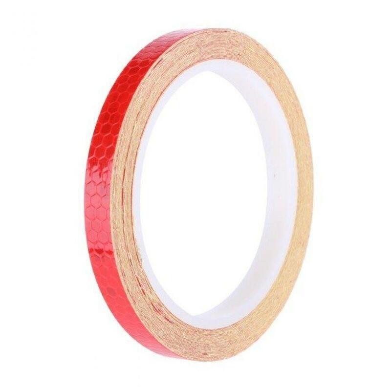 Safety Tape Reflective Decal 8M Strip Bicycle Stickers Sticker Motorcycle Cycling Fluorescent Accessories MTB Bike Waterproof