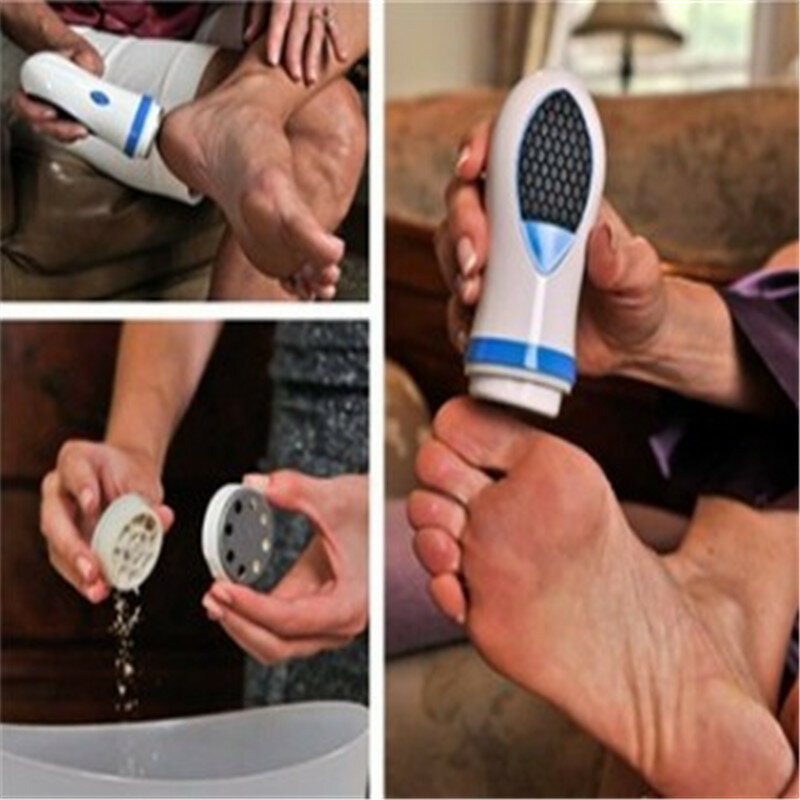Pedi de espín TV Dispositivo de Peeling de piel eléctrica de pie cuidado Kit de pedicura profesional Archivo de pie eliminador de callos de piel dura