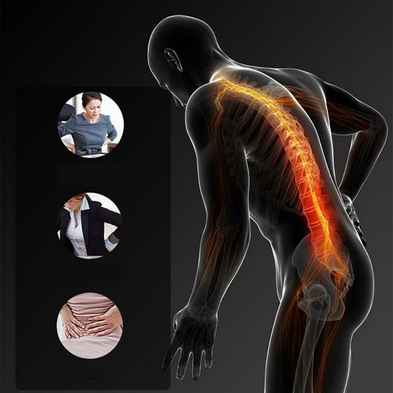 Masajeador de espalda magnético, Corrector de postura, estiramiento, relajación, soporte Lumbar, alivio del dolor de la columna vertebral, Camilla quiropráctica