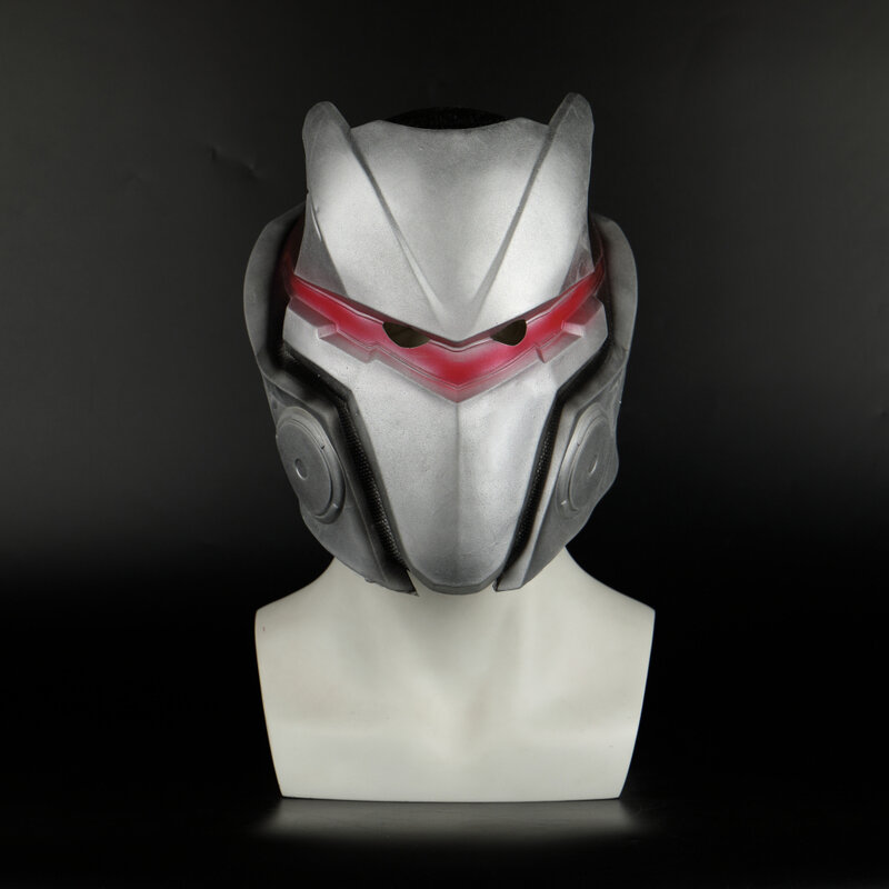 Máscara de Cosplay de Fortniter Omega, casco de látex Omega para fiesta de Halloween