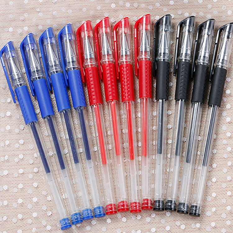 Bolígrafo de Gel estándar europeo, pluma de agua tipo bala de 0 y 5mm, suministros de oficina, examen especial para estudiantes