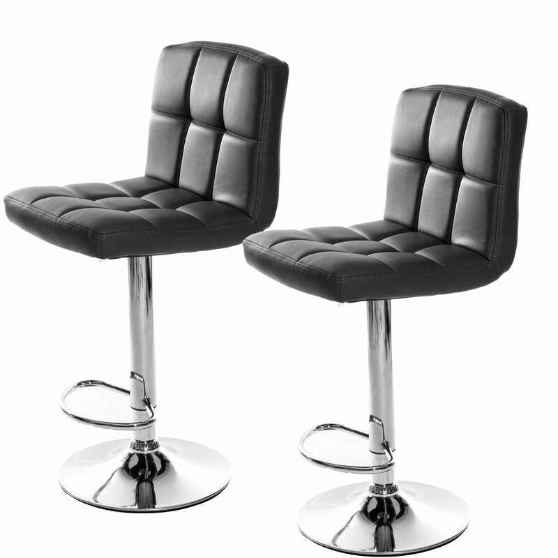 Panana 1/2 sztuk stołki barowe syntetyczna skóra poduszka krzesło obrotowe wysokość regulowana Tabouret z podnóżkiem barowy Armless