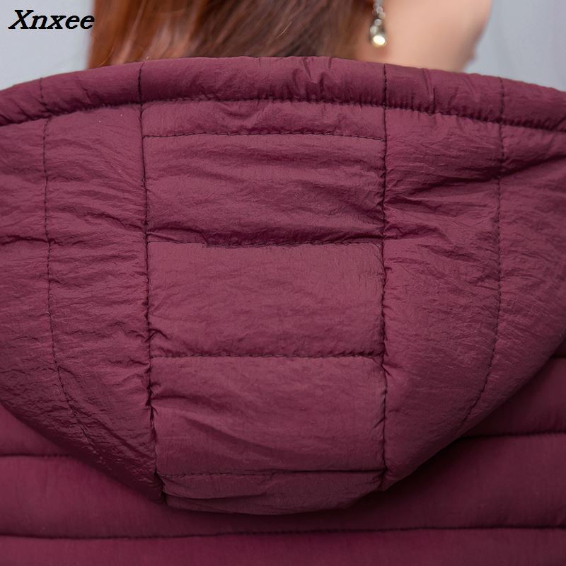 Xnxee – veste longue d'hiver pour femme, parka de haute qualité, vêtement d'extérieur, collection automne 2018