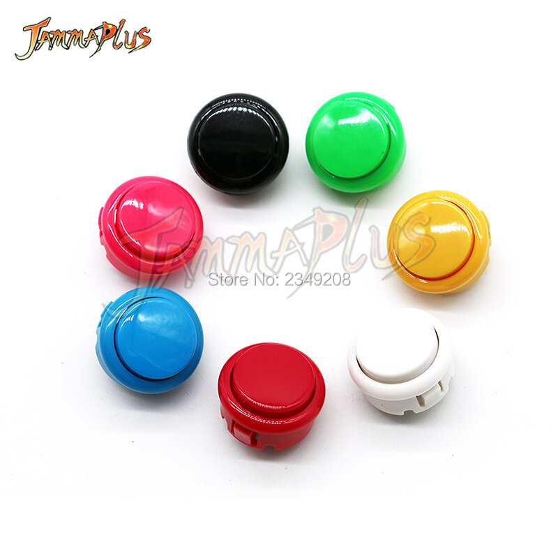Botón pulsador de Arcade Sanwa OBSF, interruptor de juego de 30mm y 24mm para placa de retardo cero, Joystick, piezas de bricolaje