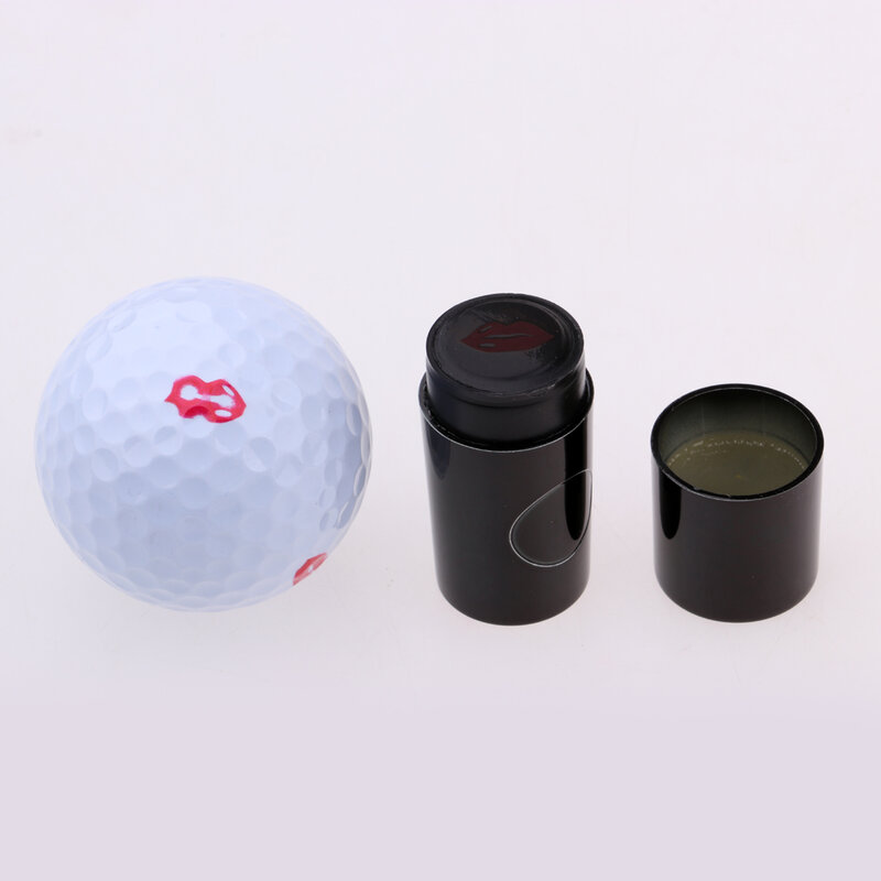 Perfeclan szybkoschnąca plastikowa piłka golfowa Stamper Stamper Marker wrażenie Seal Golf Club akcesoria Symbol Golfer pamiątka prezent