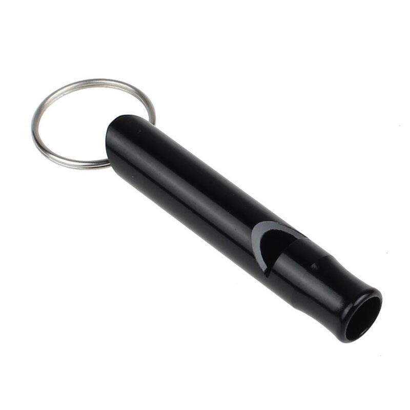 Mini pendentif multifonctionnel en métal léger portatif de sifflet de survie de randonnée extérieure avec l'urgence de porte-clés de trousseau