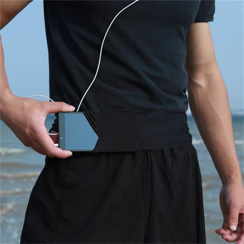 Mannen Vrouwen Running Heuptas Pouch Mobiele Telefoon Verborgen Bag Jogging Riem Fietsen Buik Pack Waistbag Portemonnee Gym Sport Accessoires