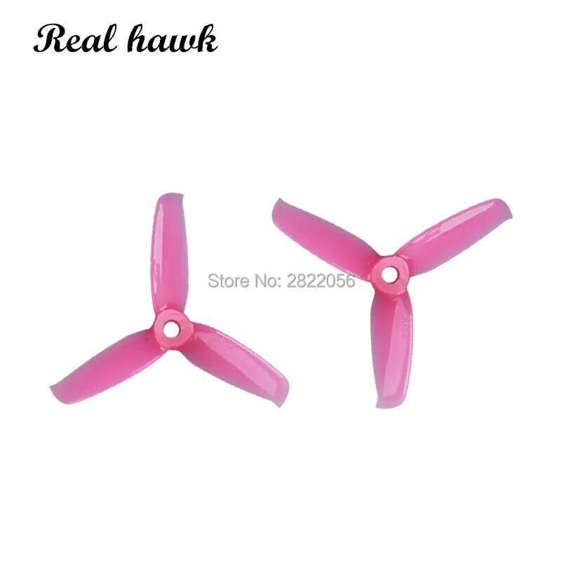 2pair 6 colors Gemfan 3052 3.0x5.2 FPV PC 3 propeller Prop Blade CW CCW shaft through the machine more special motor 1306-1806