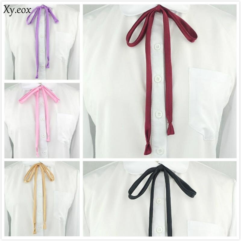 JK uniform collar rope girl collar rope flare sailor suit bow tie elegant Chic collar flower ribbon