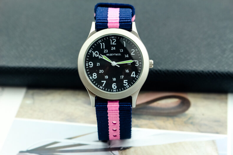 Nazeyt ใหม่นาฬิกาข้อมือชายแฟชั่นคุณภาพสูง Luminous Hands กองทัพนาฬิกาเด็กที่มีสีสันของเด็กผู้หญิงไนลอนนาฬิกาของขวัญ Reloj De Hombre2019