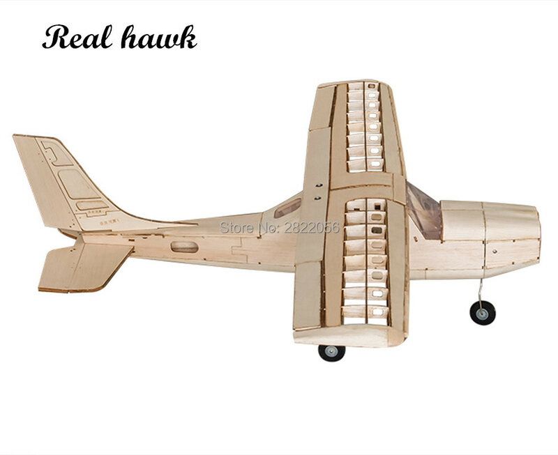 レーザーカットされたバルサ材で作られたrc飛行機キット,Cessna-150フレーム,カバーなし,翼幅960mm,モデル構築