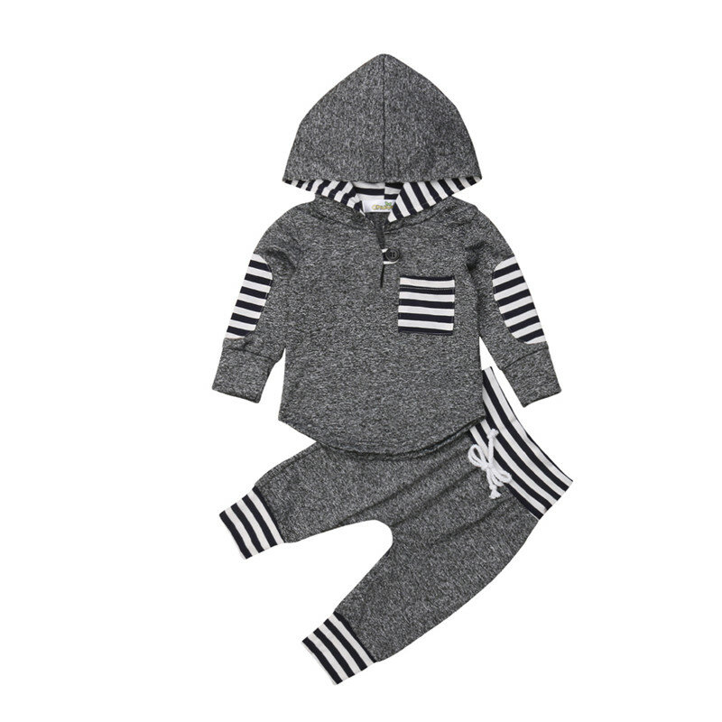 Pudcoco Bebê Menino Menina Quente Menino Camisola + Calças Compridas Recém-nascidos Roupa Roupas set roupas casuais set bebê da menina do menino