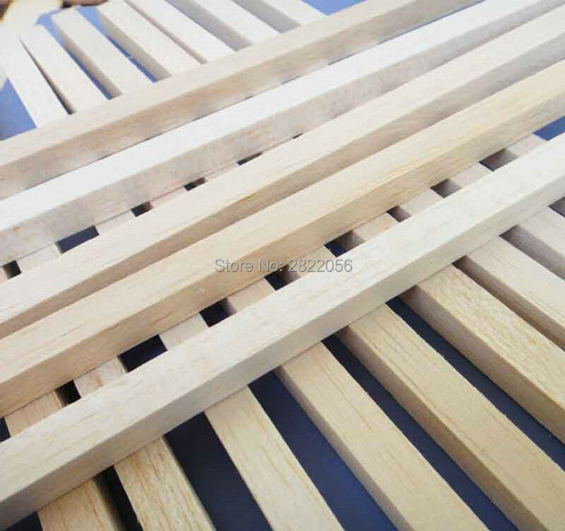 Barre carrée en bois, AAA + Balsa, bâtons en bois, bandes pour avion, modèle de bateau, bricolage, 250x8x8, 9x9, 10x10, 11x11, 12x12, 13x13, 14x14, 15x15mm