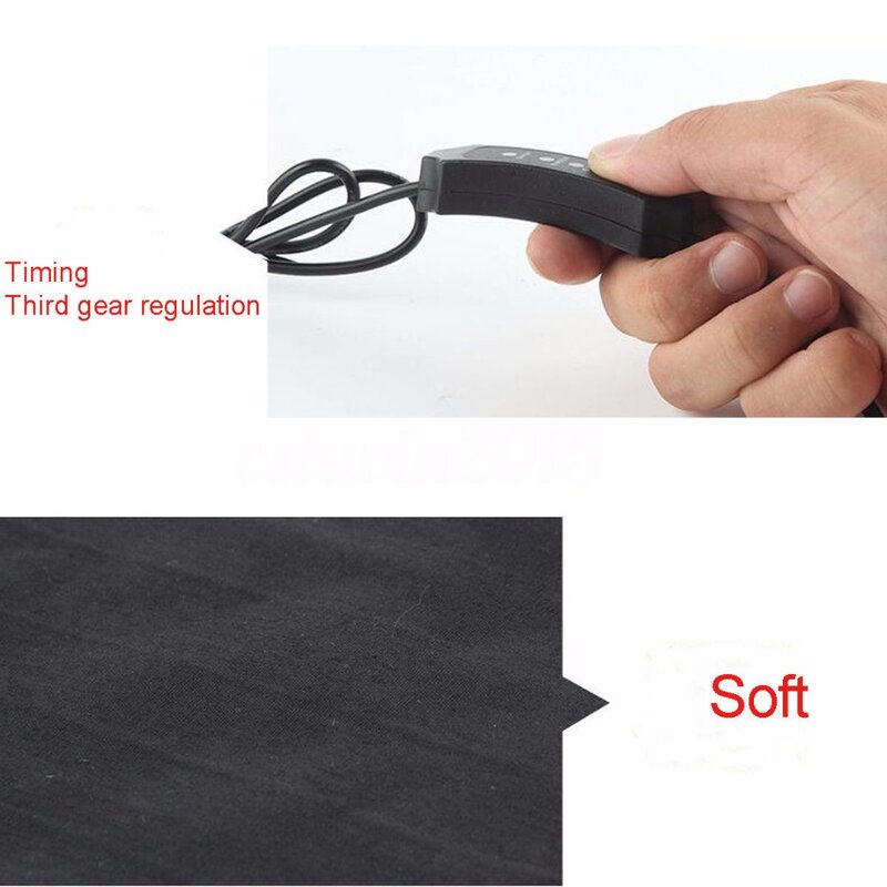 Piastra riscaldante elettrica USB 3 giacca termica fai-da-te con temperatura regolata dell'ingranaggio