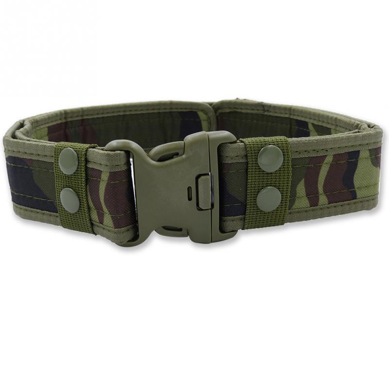 Nuovo Camuffamento Tattico Cintura di Tela Militare Army Men Outdoor Cintura con Fibbia In Plastica Militare Attrezzature Per L'allenamento #2