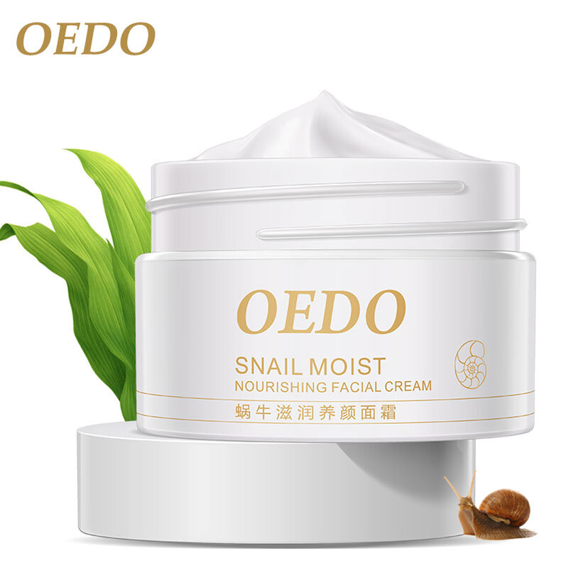 OEDO Anti Wrinkle Anti Aging Snail Moist Nourishing Facial Cream Cream Imported Materials Skin Care Wrinkle Firming Snail Care