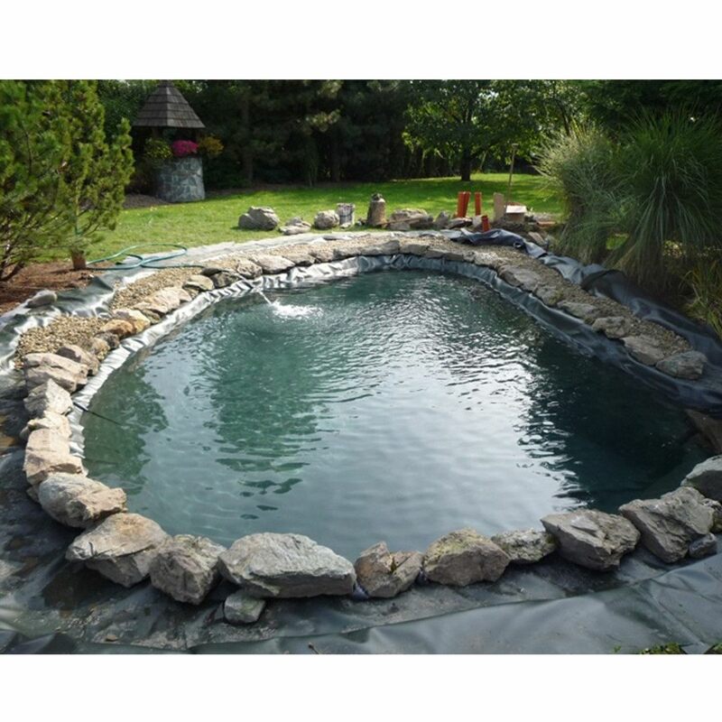 13 dimensioni Addensare Fodera Impermeabile pellicola Fish Pond Liner Garden Pool Rinforzato HDPE Heavy Duty Garanzia di Paesaggio Stagno