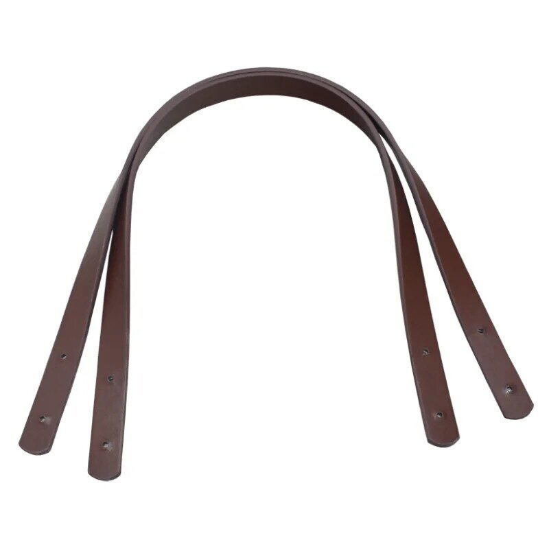 1 paire de poignées en cuir 60cm, sacs à bandoulière durables, ceinture détachable pour femmes, Rivet, poignée de remplacement fait à la main, bricolage