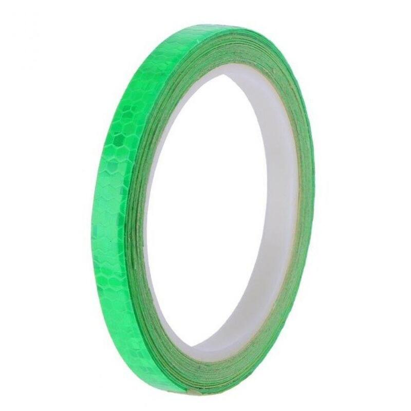Safety Tape Reflective Decal 8M Strip Bicycle Stickers Sticker Motorcycle Cycling Fluorescent Accessories MTB Bike Waterproof