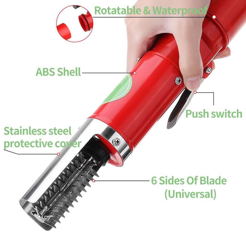 ชาร์จไฟฟ้าแบบพกพาปลา Scaler Remover ทำความสะอาดตกปลา Scalers ทำความสะอาดแบตเตอรี่ Descaler Scraper อาหารทะเลยากคุณสามารถใช้เครื่องมือห้องครัว