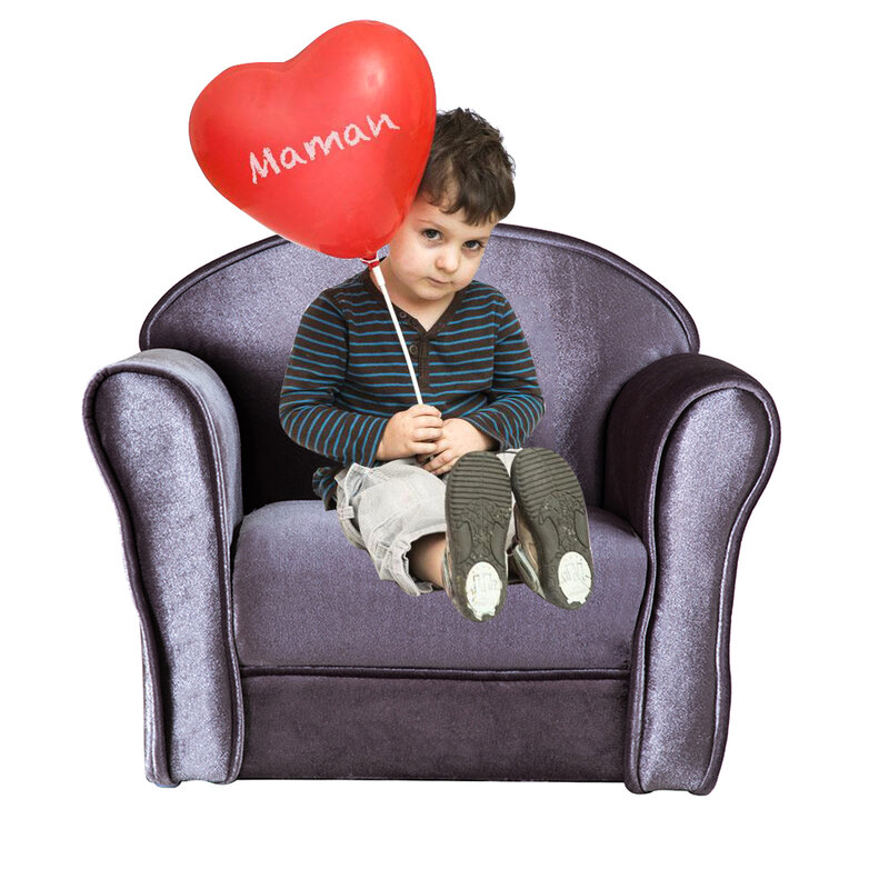 Modern Velvet Kids Sofa Chair Armchair For Children Small Arm Chair Living Room Bedroom for Games Reading Furniture