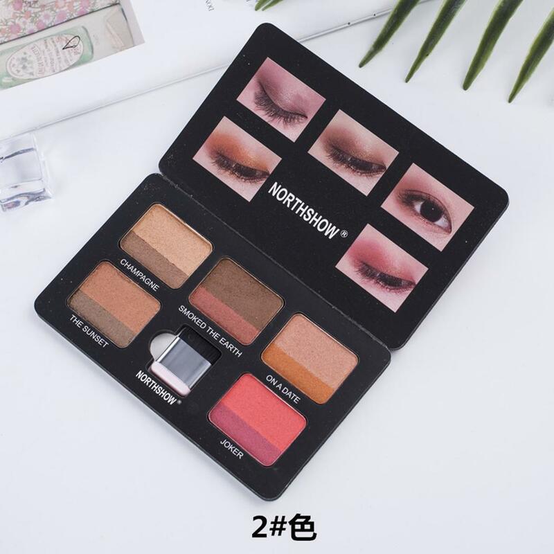 New Women Cosmetic Make Up Multi Color Palette/5 colors Eye Shadow Shimmer 42g Eyeshadow Palette Powder ABS