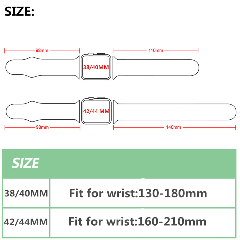 YUKIRIN Sport Silicone Strap For Apple Watch band Case 38mm 42mm 40mm 44mm for iwatch series 4 3 2 1 Flower pattern wristband