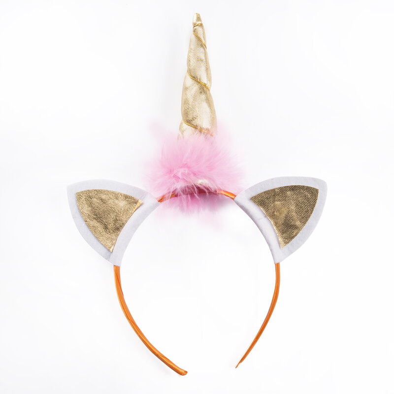 Pudcoco New Brand Decorative Unicorn Horn Headband Hair Band Party Fancy  Cosplay Headwear