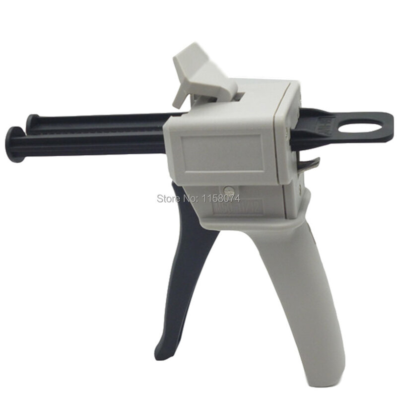 Pistola de pegamento epoxi AB de 50ML, aplicador de pegamento adhesivo mezclado 1:1 y 2:1, pistola dispensadora de pegamento AB de dos componentes, herramienta de mano completamente nueva