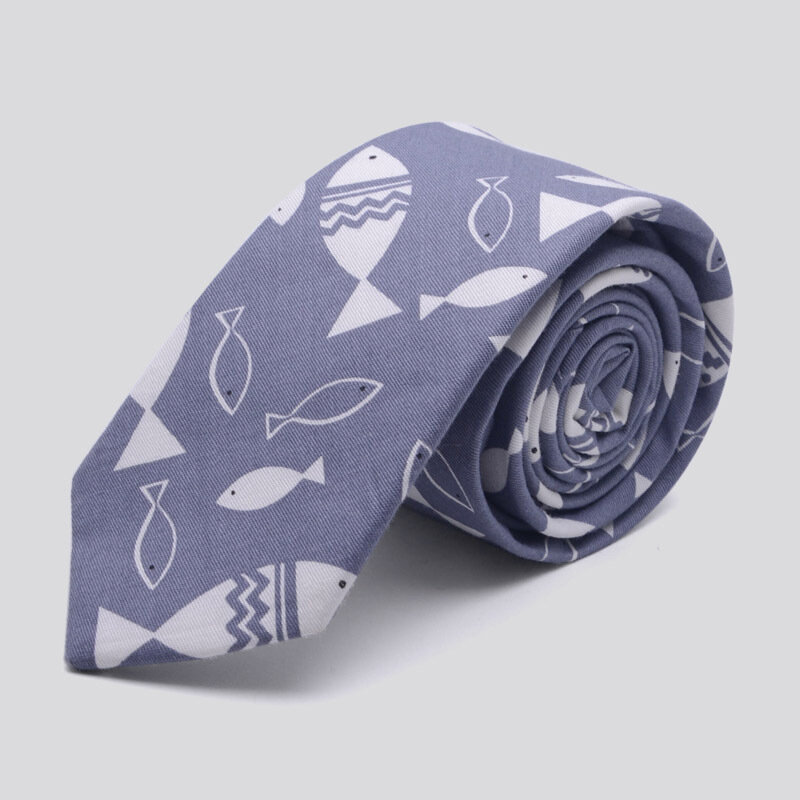 Модные мужские повседневные хлопковые Узкие галстуки с принтом в британском Корейском стиле 6 см для торжественных вечерних галстуков