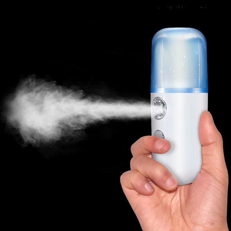 Portátil nano névoa pulverizador facial corpo nebulizador vapor hidratante cuidados com a pele mini 30ml rosto spray instrumentos de beleza